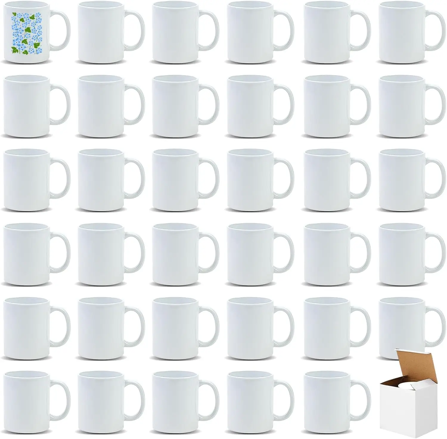 Sublimation Mug Blank - Sublimation Mugs 11 oz, Sublimation Blanks,