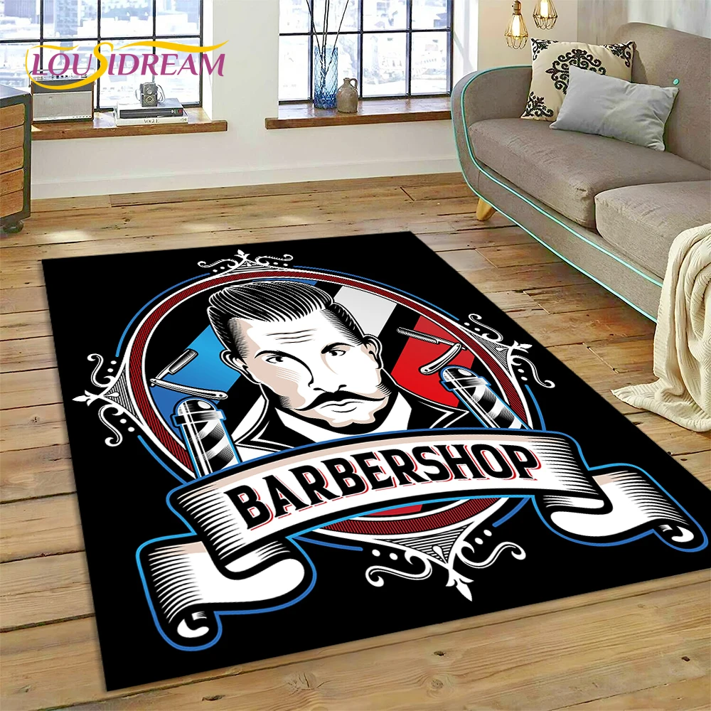 Commercial Printing Online - Fashion Barber Shop Logo Skull Vintage