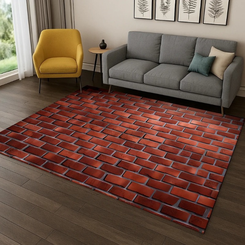 Commercial Wall Printing Machine - 3D Brick Stone Building Carpet Wall