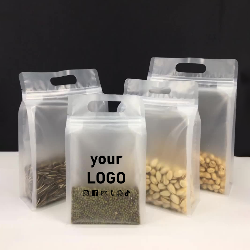Commercial Printing House - 50 portable frosted transparent food sealing