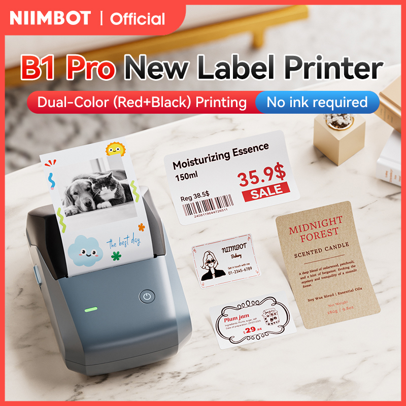 Commercial Printing Dpi - Niimbot B1 Pro Label Printer 300