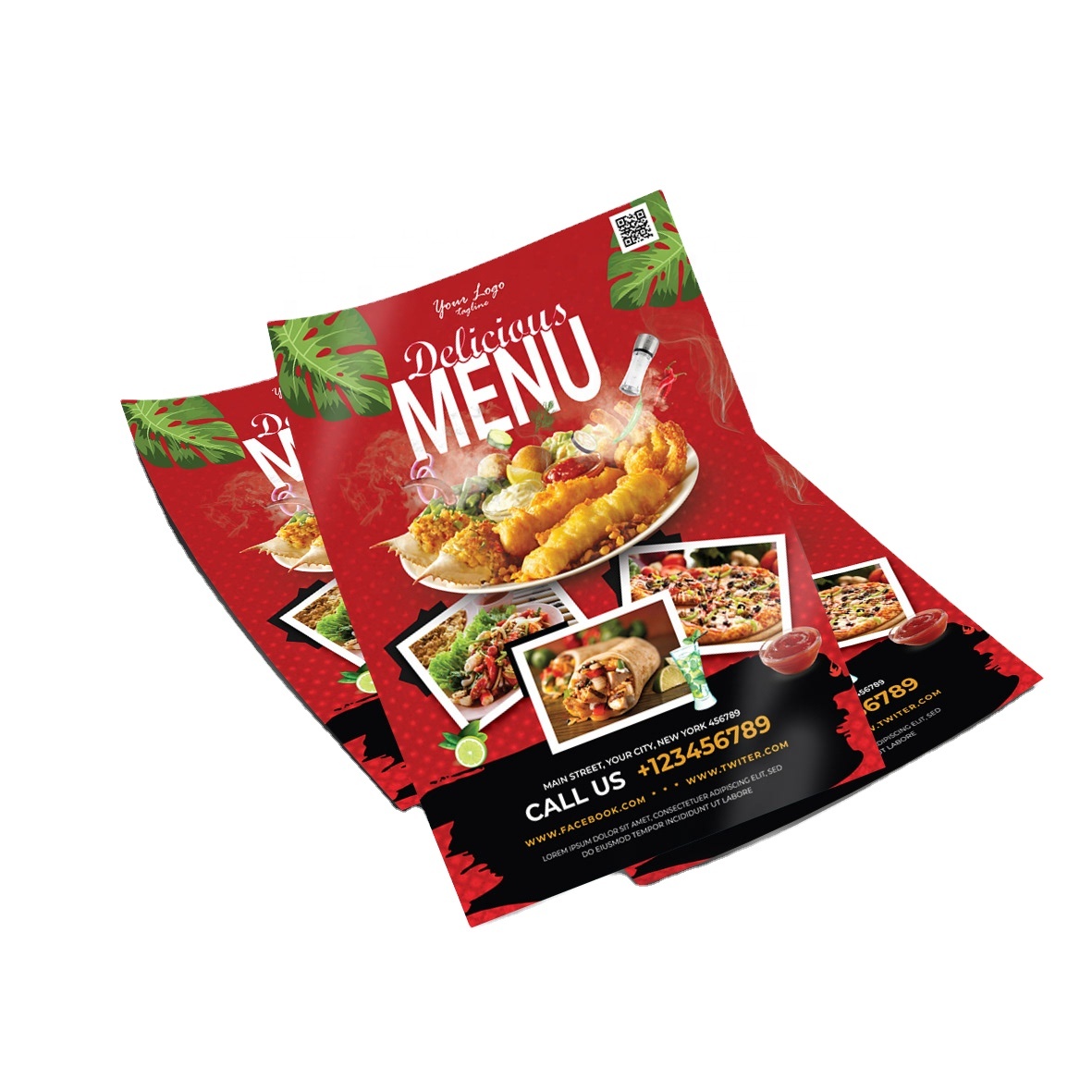 Commercial Printing Products - Custom Full Color Double Sided Flyers
