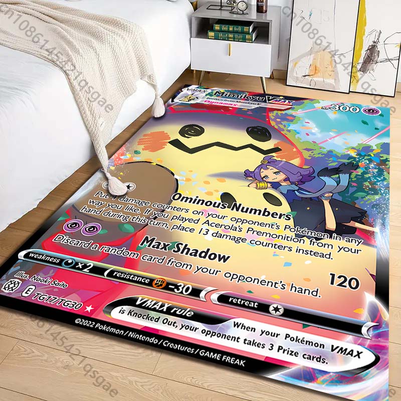 Commercial Printing Products - New Product！Pokémon Mimikyu Cards Print Carpet