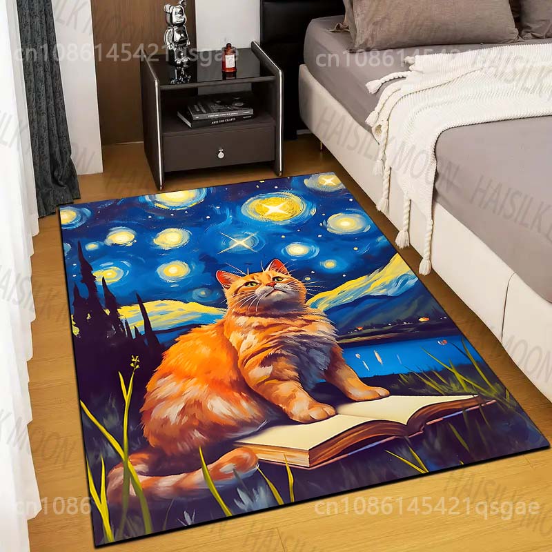 Printing On Commercial - 1PC Cat sitting on book under