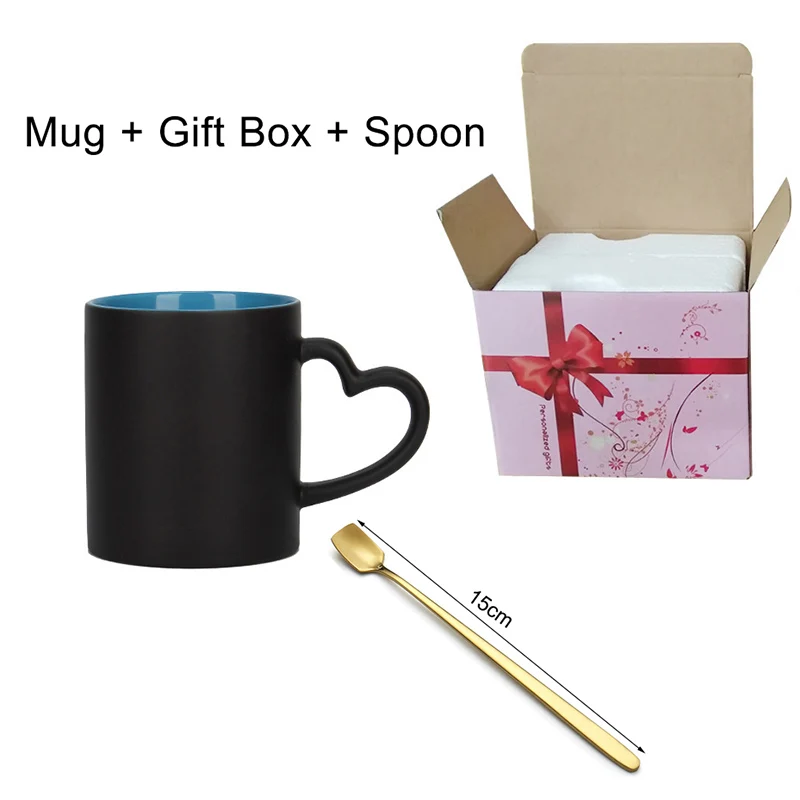 DIY photo inside Blue color Mu - Sublimation Mug Blank recension och pris