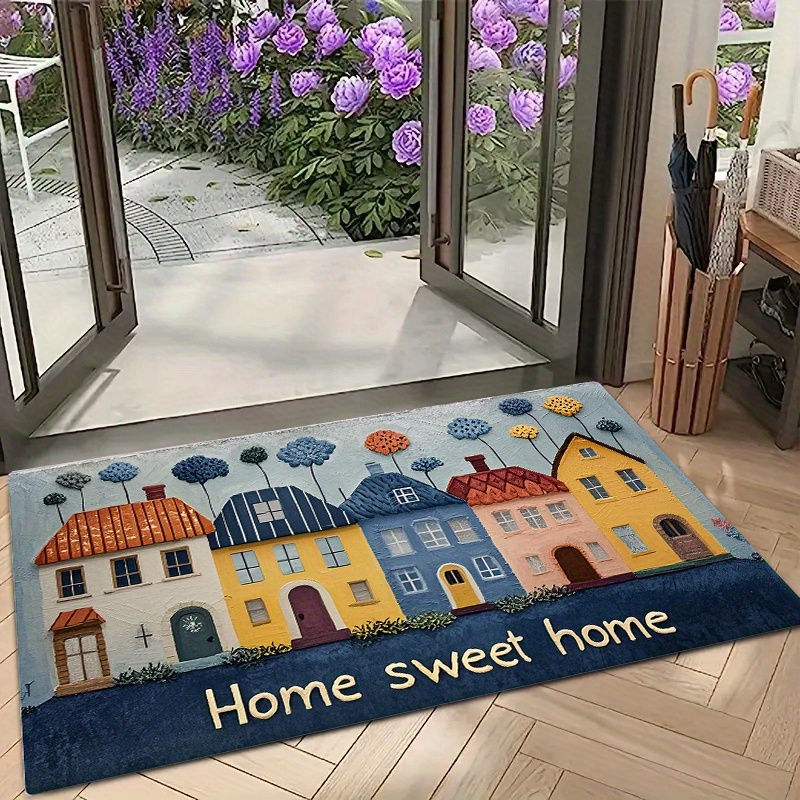 Home Sweet Home Flannel Doorma - Commercial Printing House recension och pris