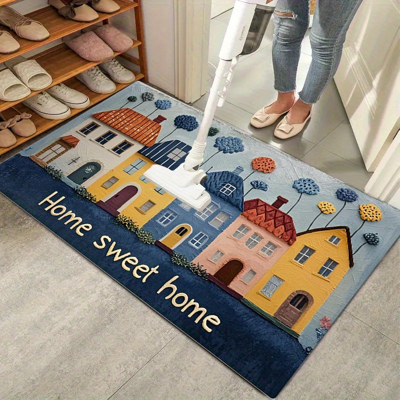 Home Sweet Home Flannel Doorma - Commercial Printing House recension och pris