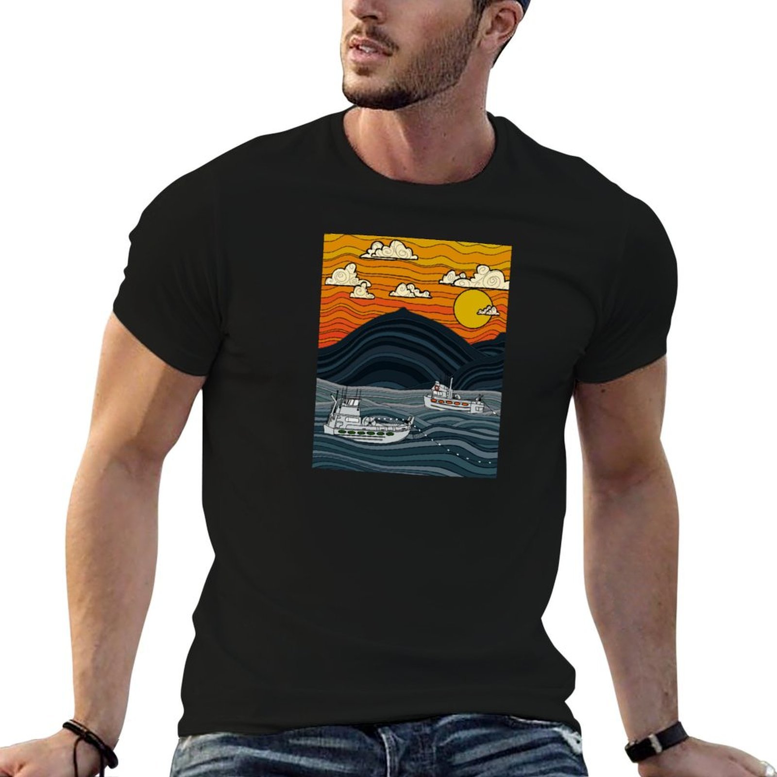 Commercial Fishing T-Shirt ani - Commercial Shirt Printing recension och pris