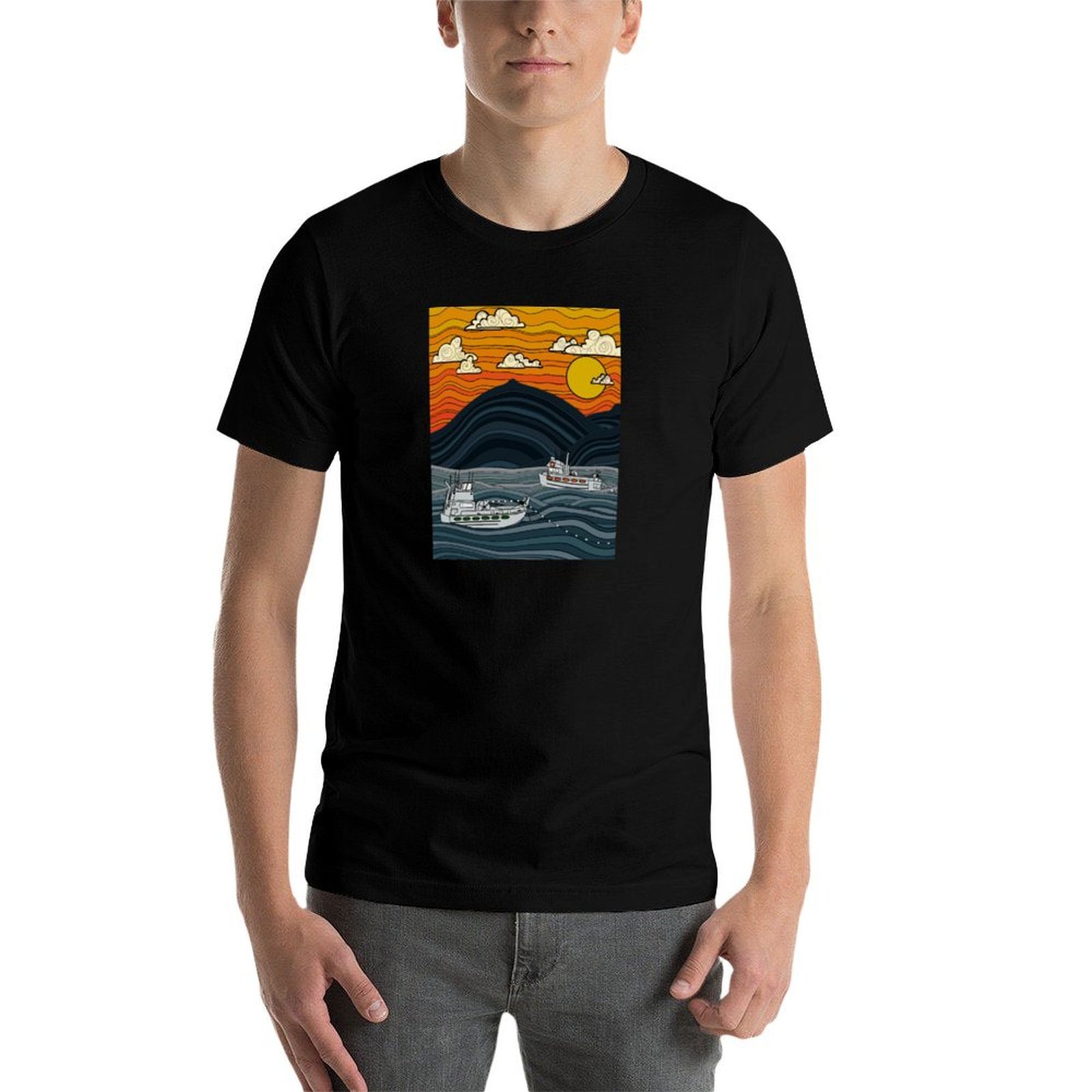 Commercial Fishing T-Shirt ani - Commercial Shirt Printing recension och pris