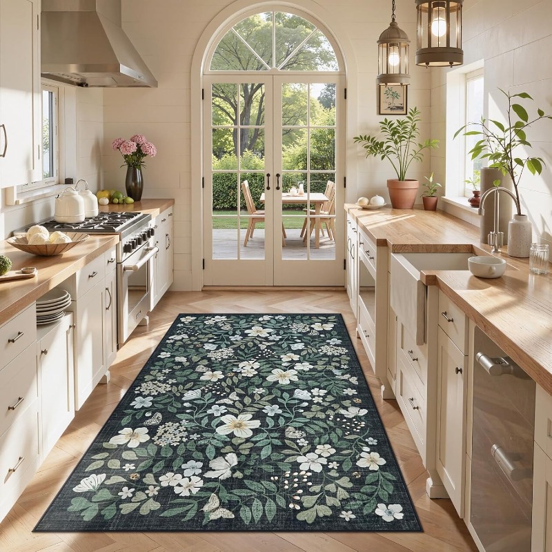 Floral Living Room Carpet Vint - Commercial Printing Online recension och pris