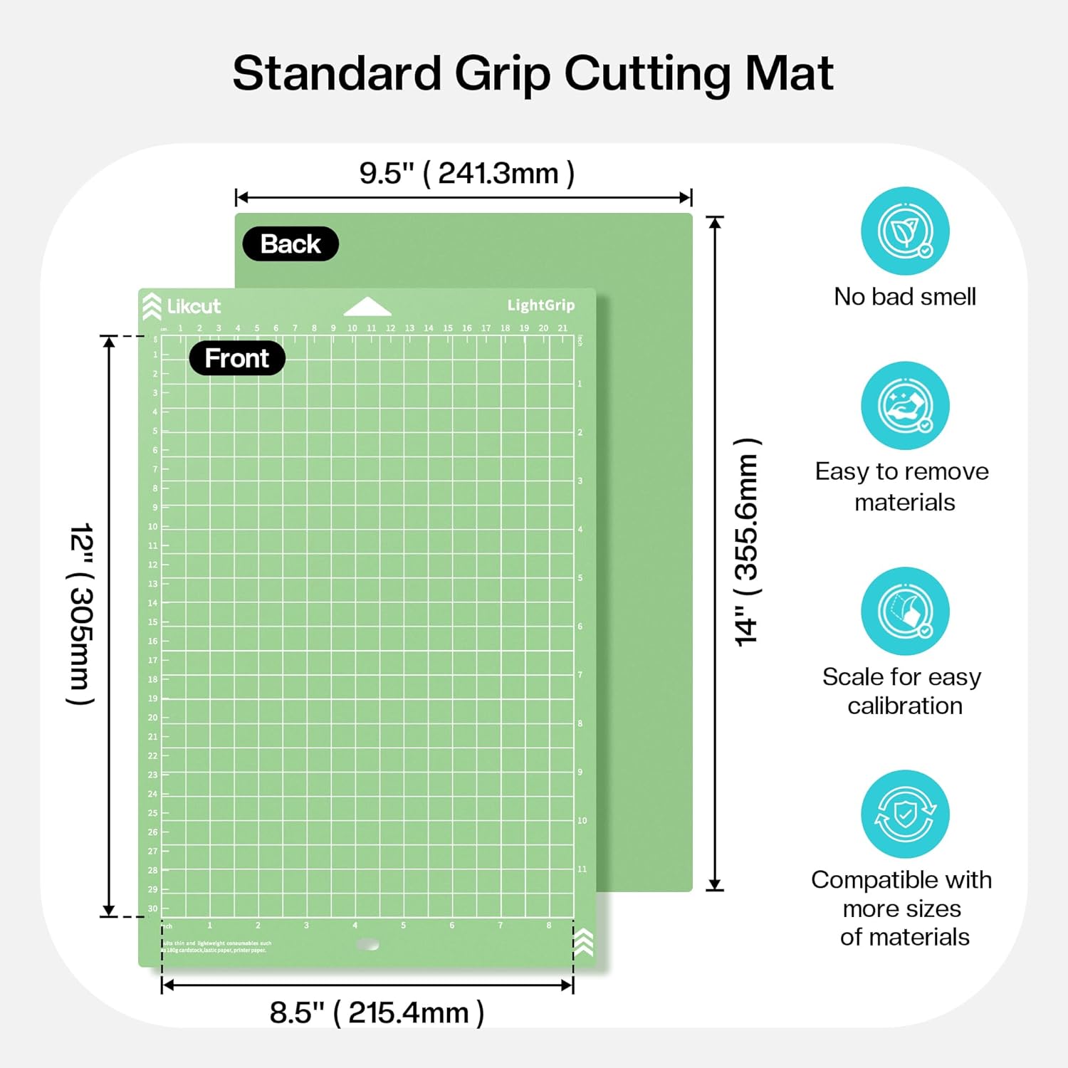 Adhesive Cutting Mats 3-Pack 4 - Plotter Cutting Mat recension och pris