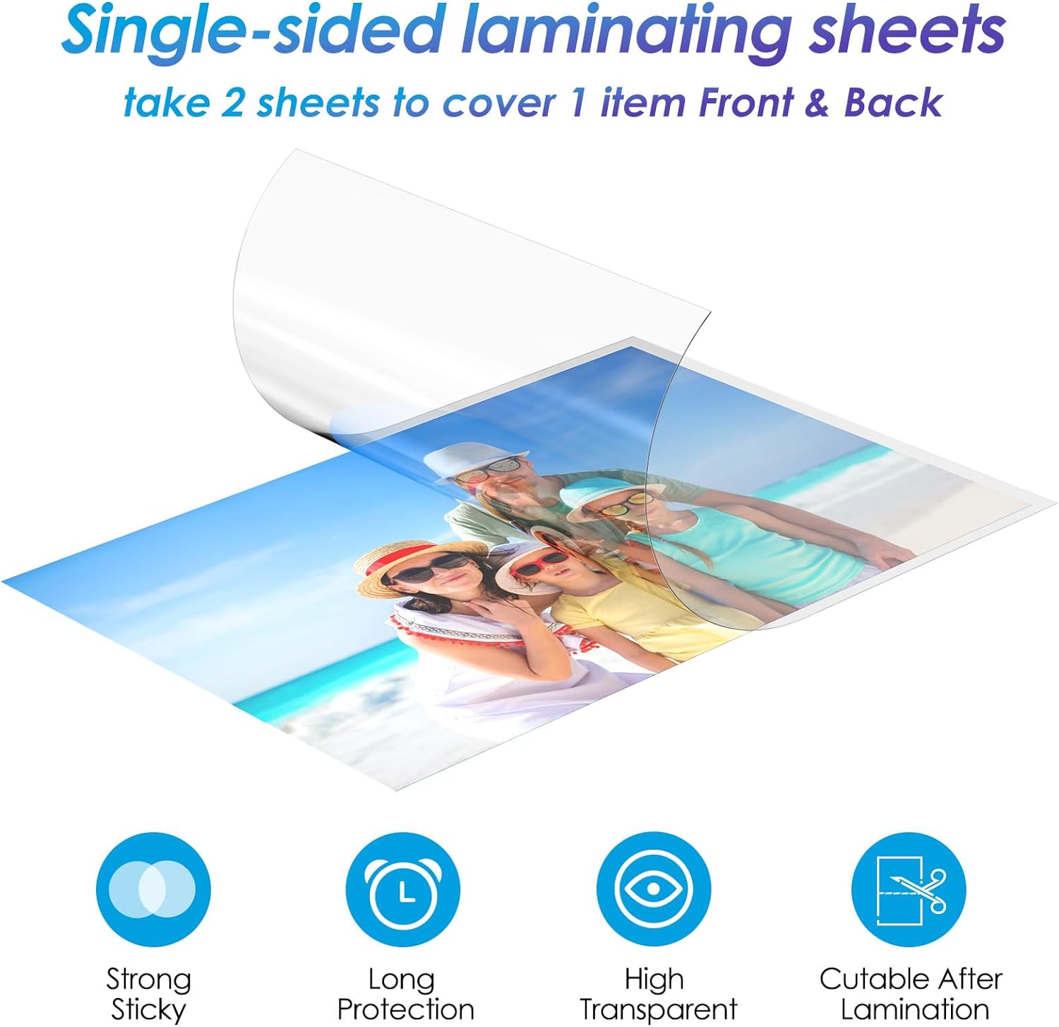 ESHANG 20Sheets Clear Cold Lam - Laminator Cold Roll recension och pris