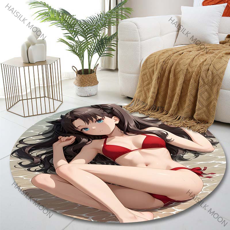 1PC Red bikini on beach Print  - Printing On Commercial recension och pris