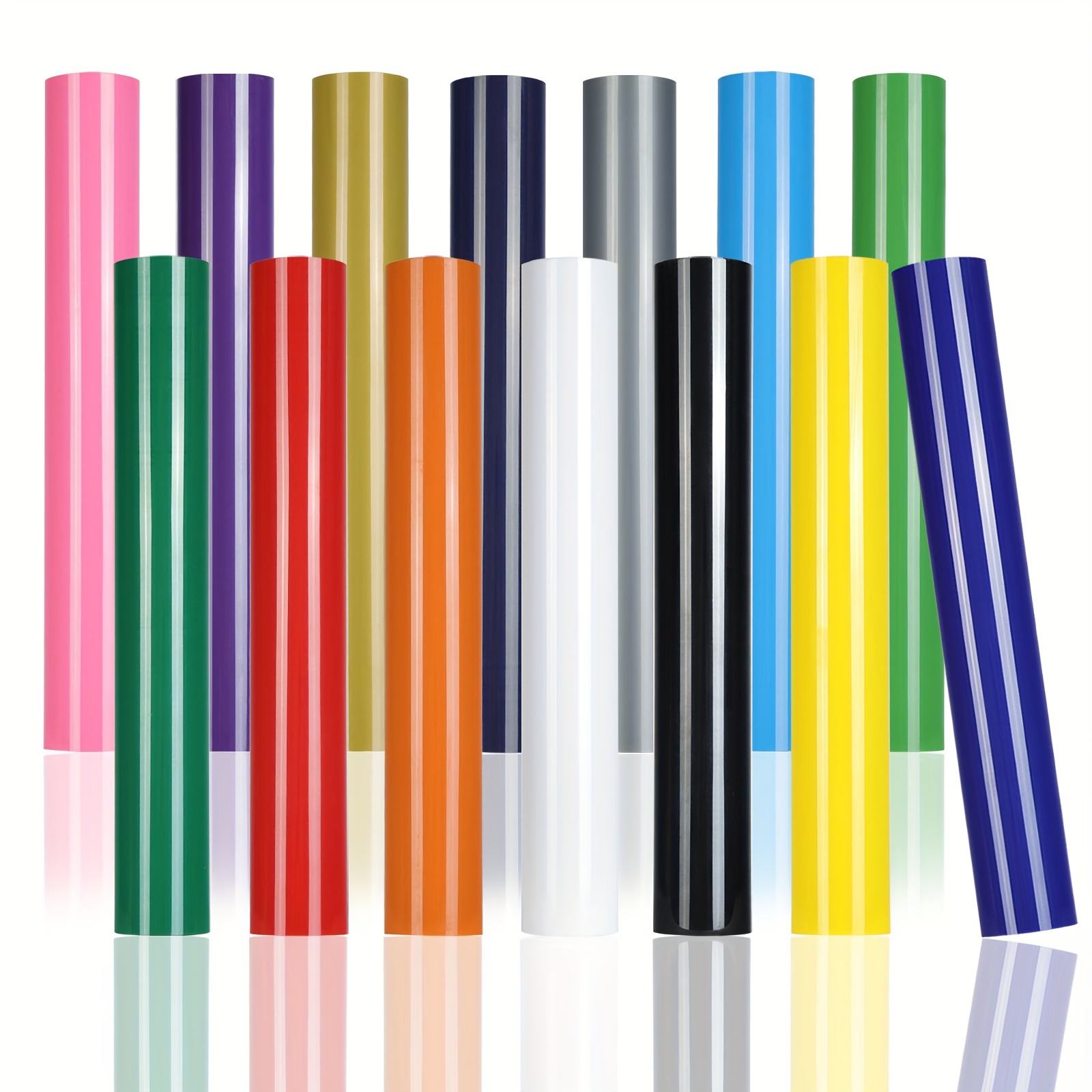 4 color 8 rolls HTV WithSticky - Heat Transfer Vinyl Roll recension och pris