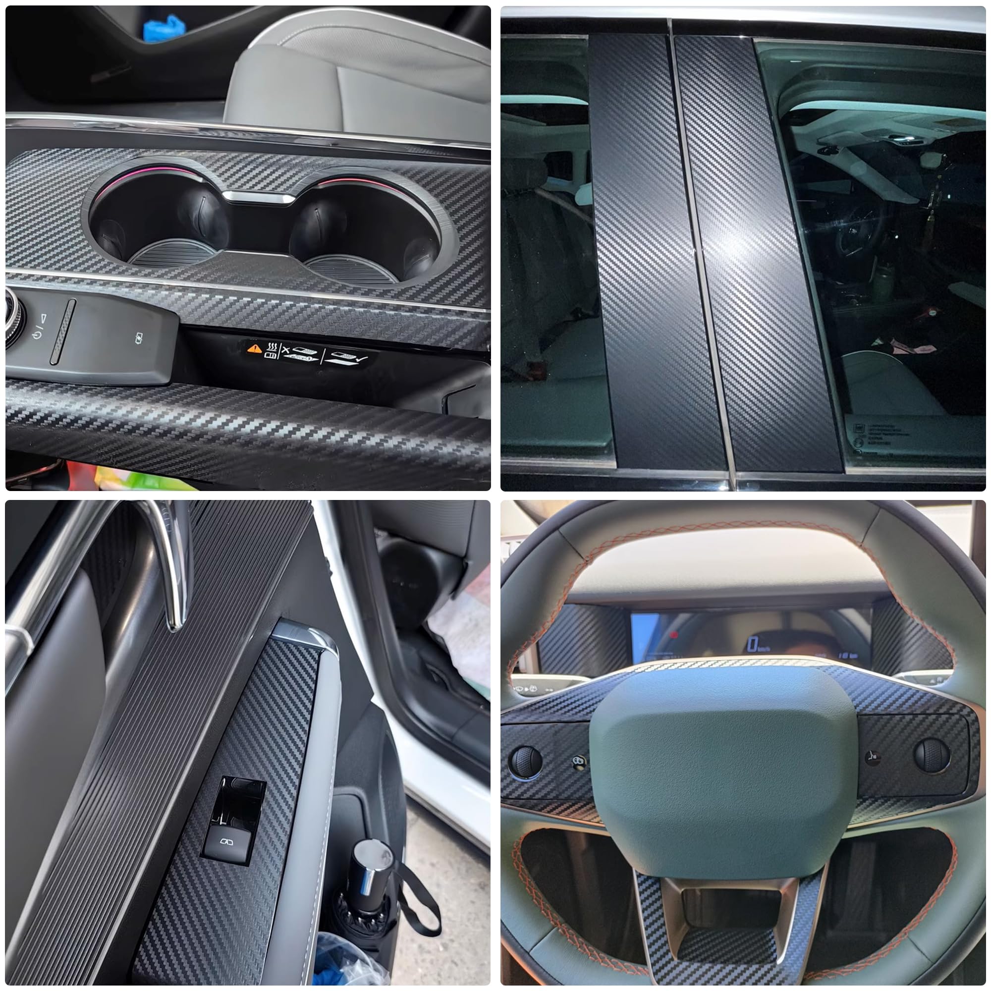 Carbon Fiber Automotive Adhesi - Heat Transfer Vinyl Roll recension och pris