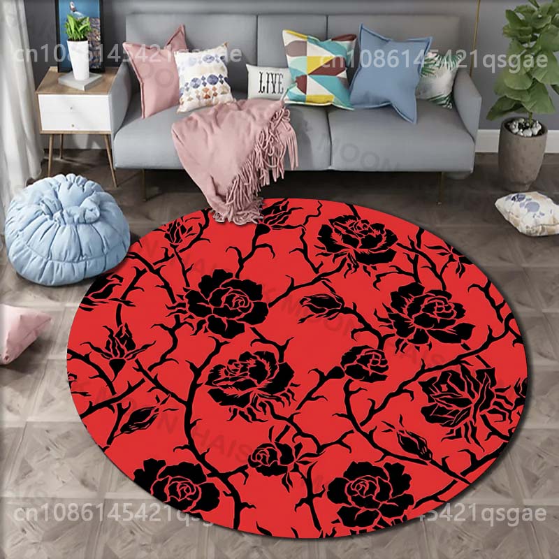 Multiple size Black roses on r - Printing On Commercial recension och pris