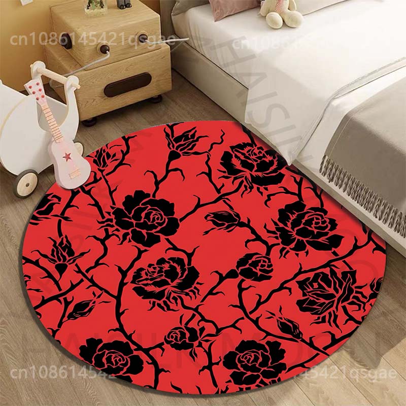 Multiple size Black roses on r - Printing On Commercial recension och pris
