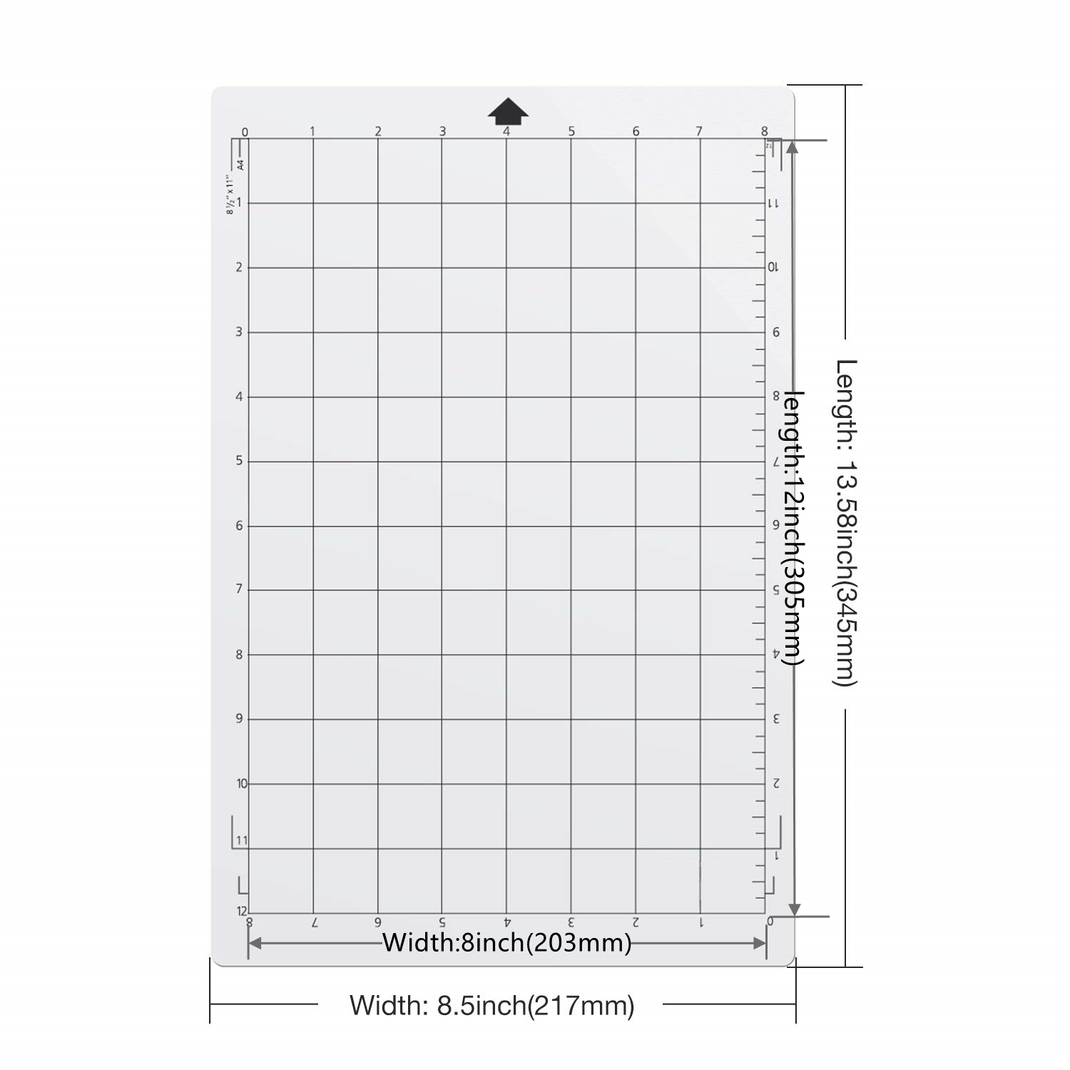 3/5 Psc Cutting Mat for Silhou - Plotter Cutting Mat recension och pris