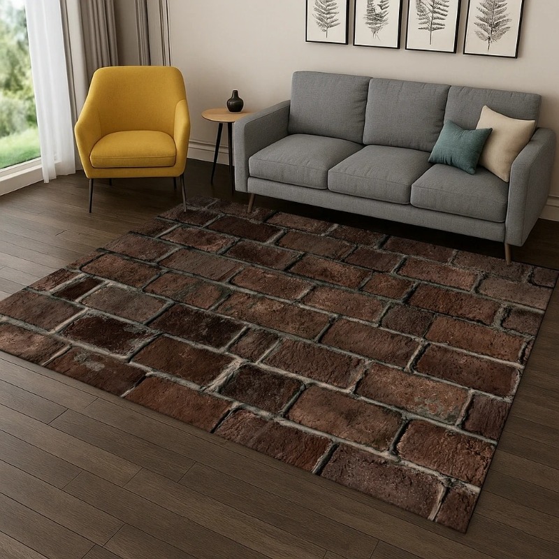3D Brick Stone Building Carpet - Commercial Wall Printing Machine recension och pris