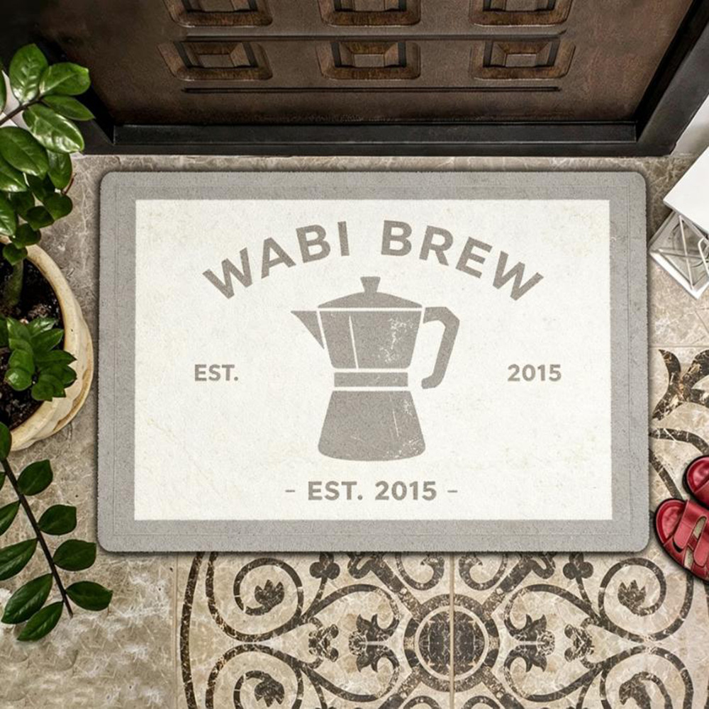 Rug cafe shop custom logo prin - Commercial Printing House recension och pris