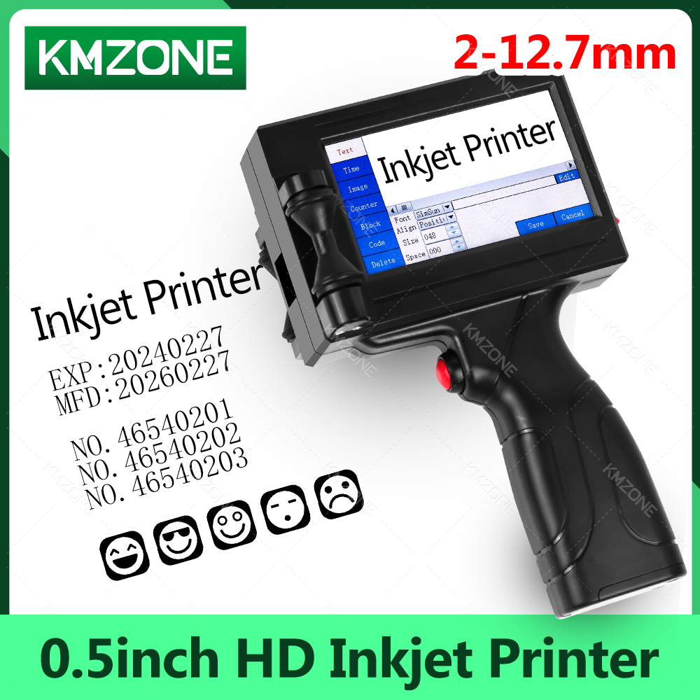 12.7mm Portable Inkjet Printer - Commercial Printing Dpi recension och pris