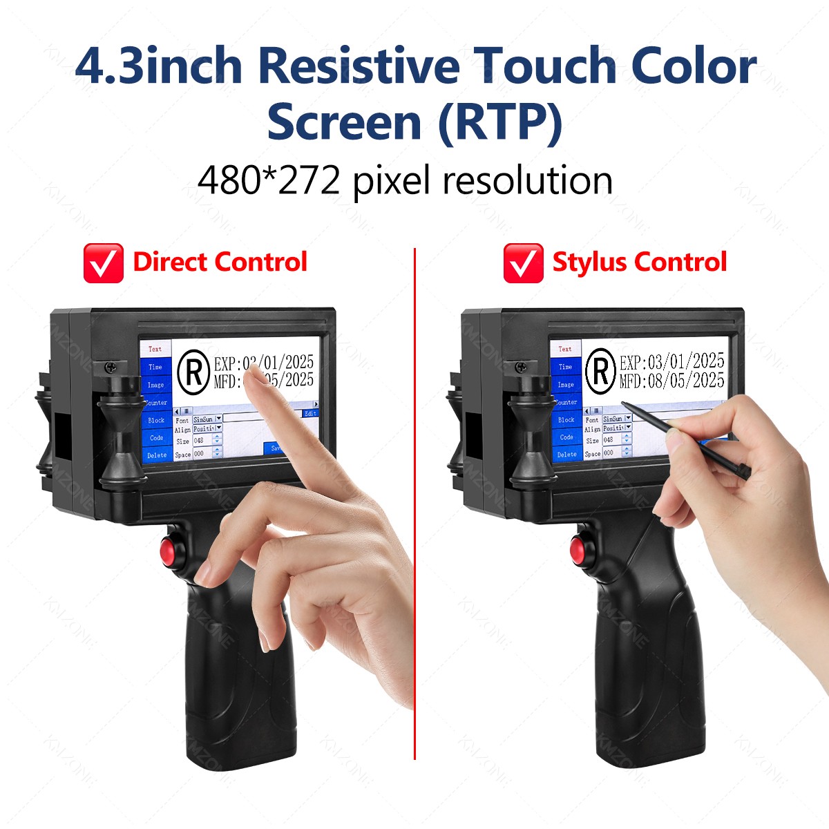 12.7mm Portable Inkjet Printer - Commercial Printing Dpi recension och pris