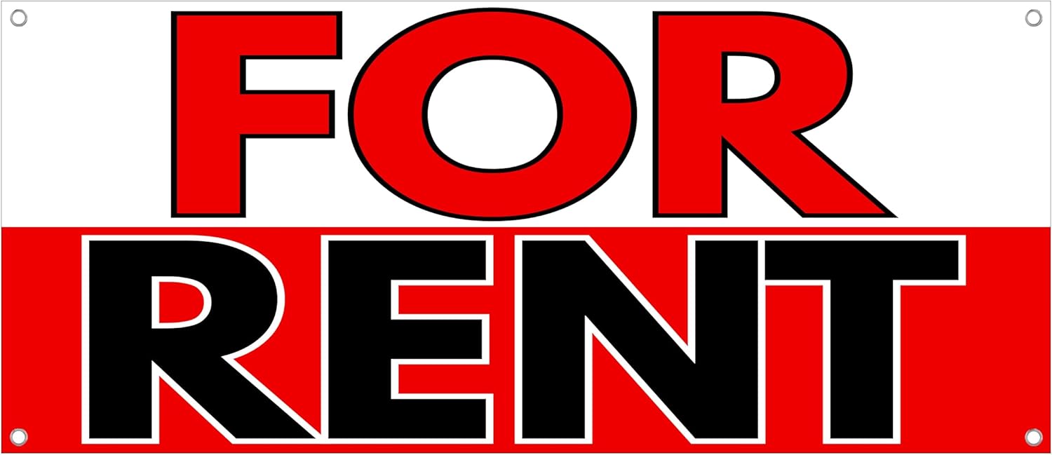 Waterproof For Rent Sign Real  - Commercial Printing House recension och pris