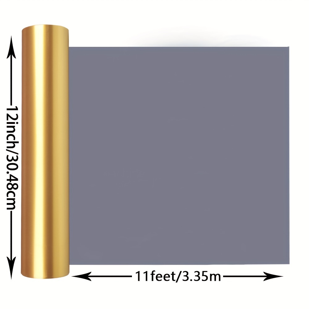 1 Pack, PU Soft Metal Heat Tra - Heat Transfer Vinyl Roll recension och pris