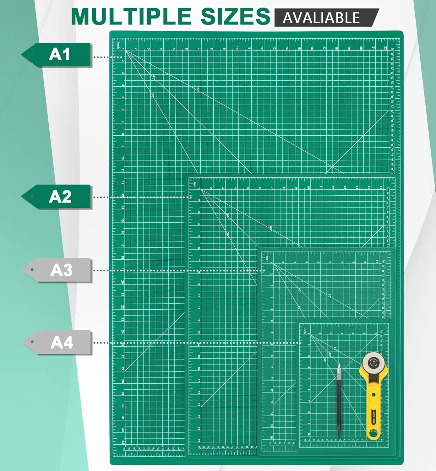 A2 A3 A4 A5 PVC Cutting Mat Do - Plotter Cutting Mat recension och pris