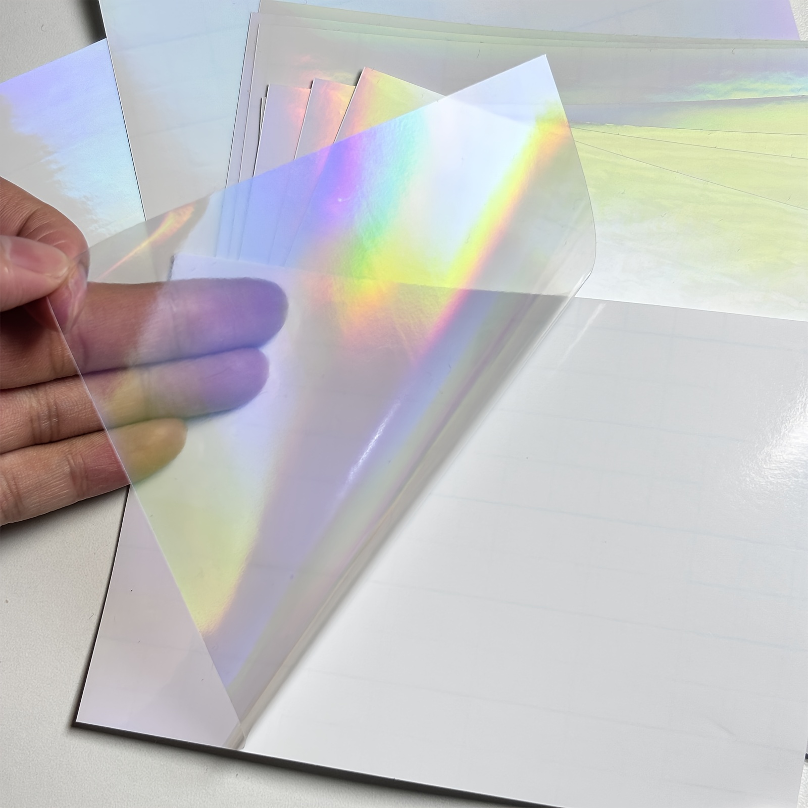 50 Sheets A6 Size Holographic  - Laminator Cold Roll recension och pris