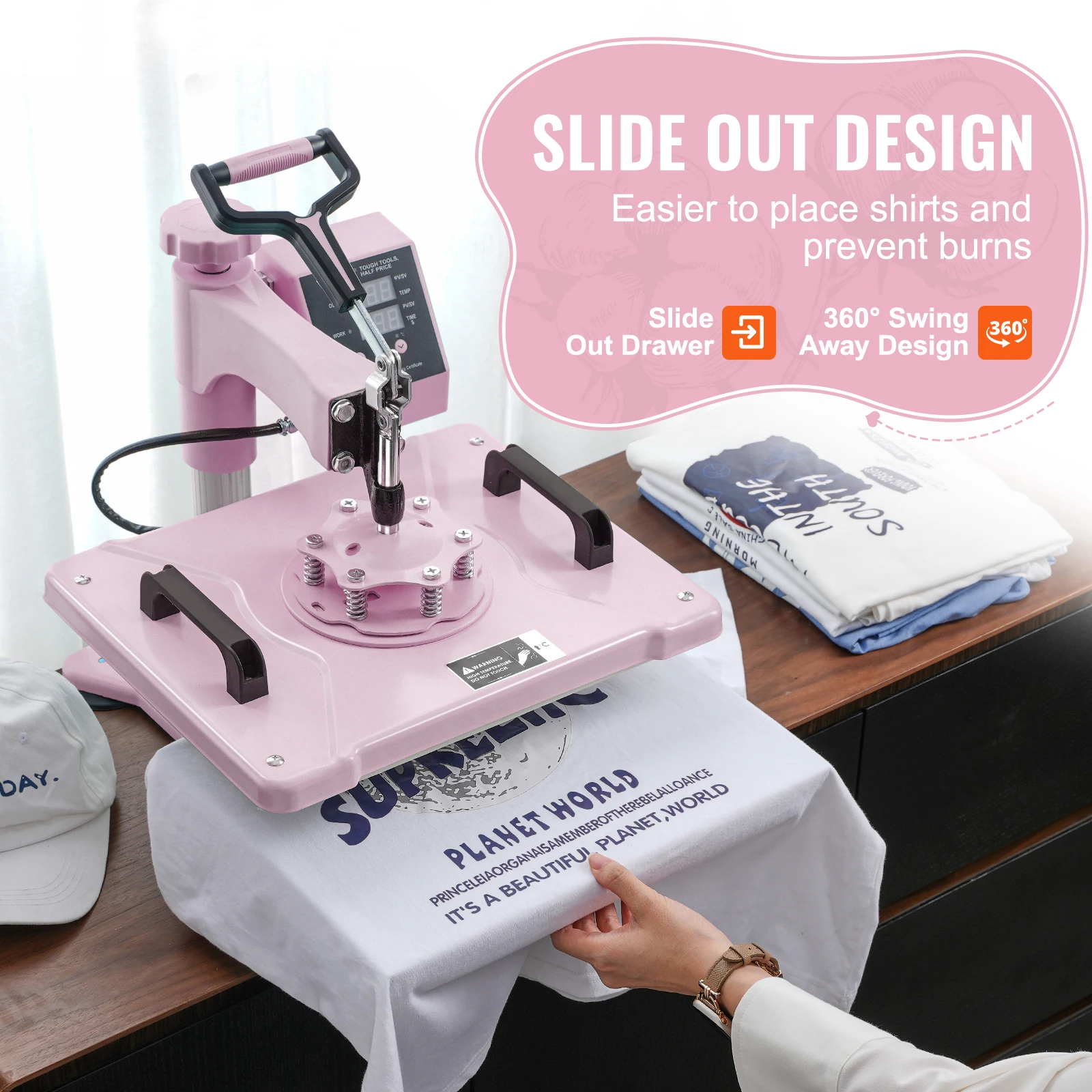 SucceBuy Heat Press Machine 12 - Heat Press Machine recension och pris
