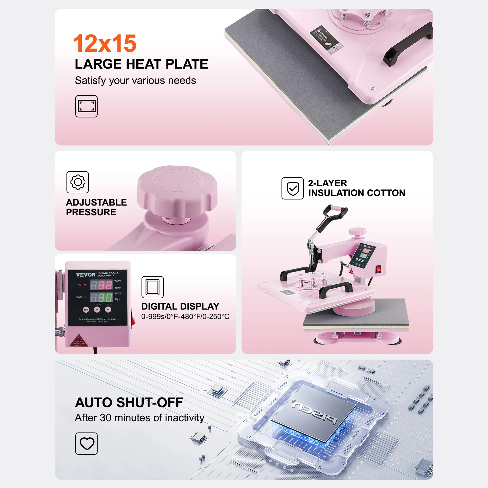 SucceBuy Heat Press Machine 12 - Heat Press Machine recension och pris