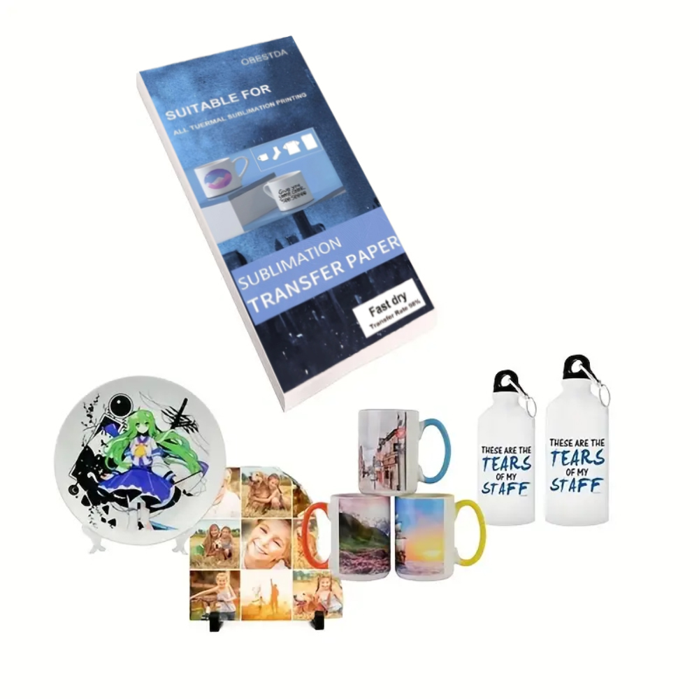 100 Sheets Sublimation Heat Tr - Heat Transfer Vinyl Roll recension och pris