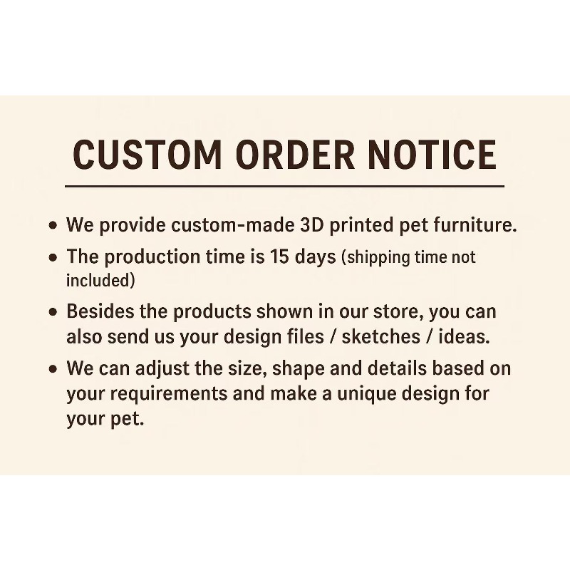 3D Printed Integrated Pet Bed, - Commercial Printing House recension och pris
